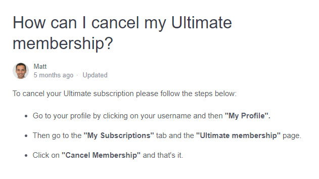 StripChat cancel membership
