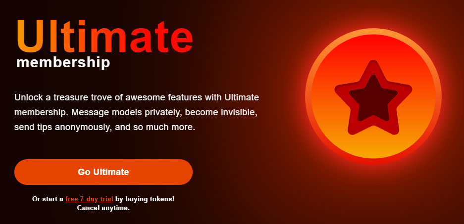 StripChat ultimate membership